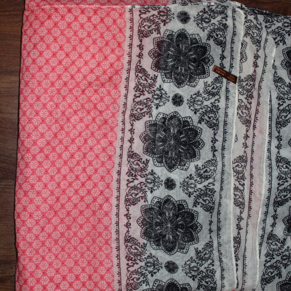 Pacsun Boho Pink Scarf